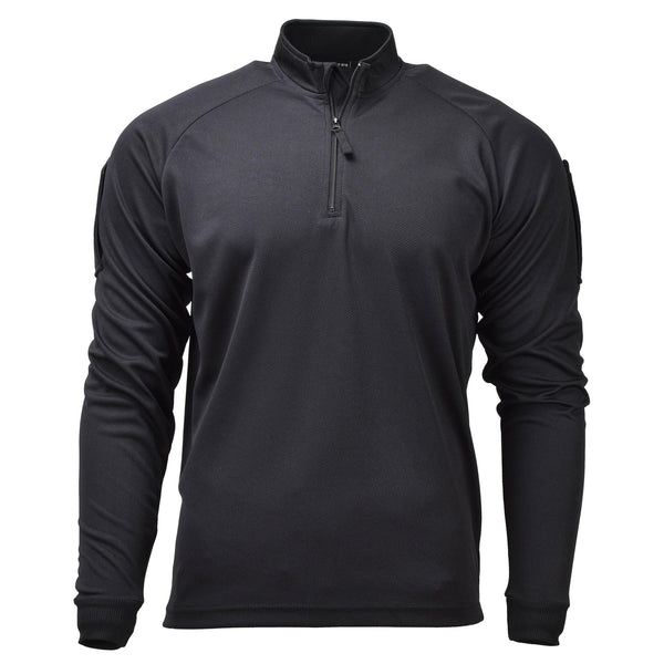 Originele Britse militaire gevecht tactische shirts zwart zip ademend nieuw