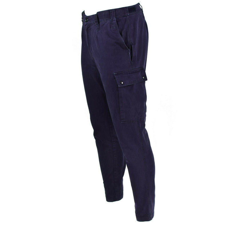 Genuine Dutch army pants combat military tactical mission trousers blue - GoMilitar