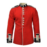 Echte Britse legerjas uniform tuniek rode jurk scharlaken bewakers cavalerie