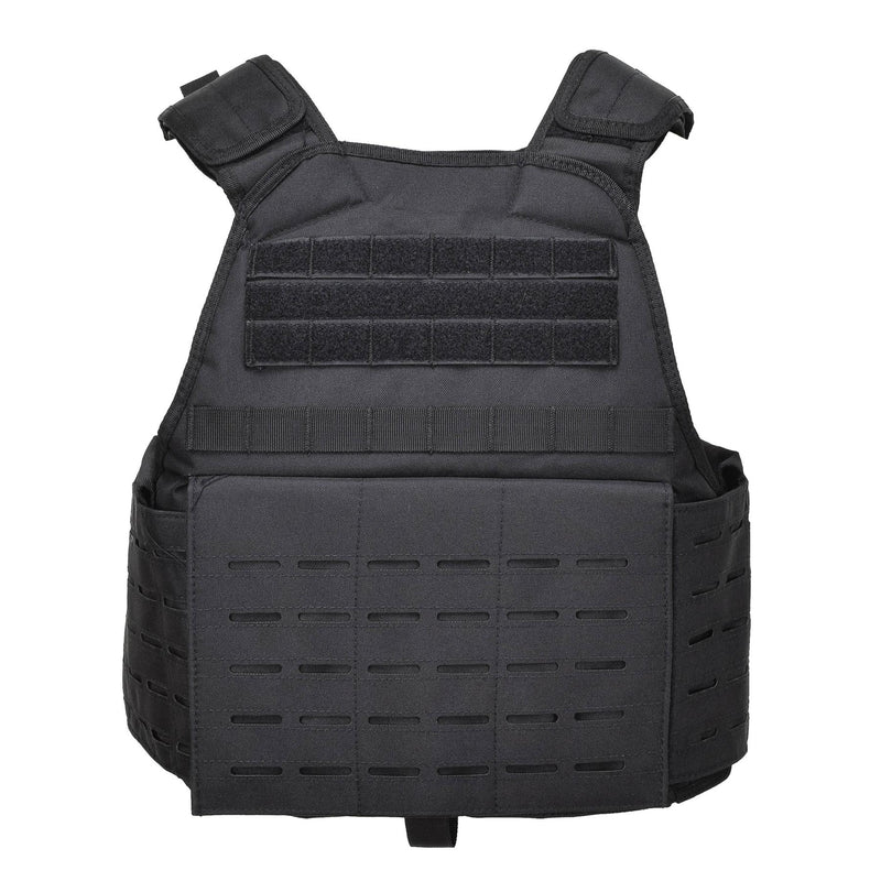 Gilet militaire tactique de combat MIL-TEC LASER CUT Molle Compactable Noir