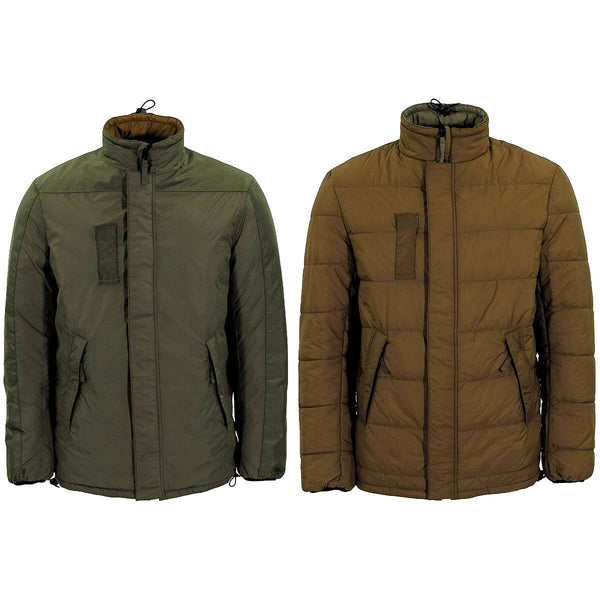 Veste réversible de l'armée néerlandaise thermique Olive OD Coyote softie pour temps froid NEUF
