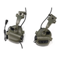 EARMOR M16A ARC Adaptateur de Rail de Casque Série PLUS Protecteur Auditif Coyote Marron