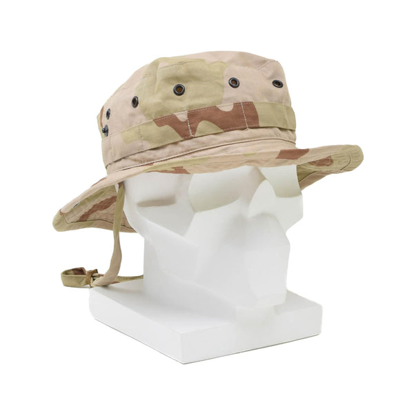 Echte Nederlandse leger boonie hoed dpm woestijn camouflage cap brede rand hoed