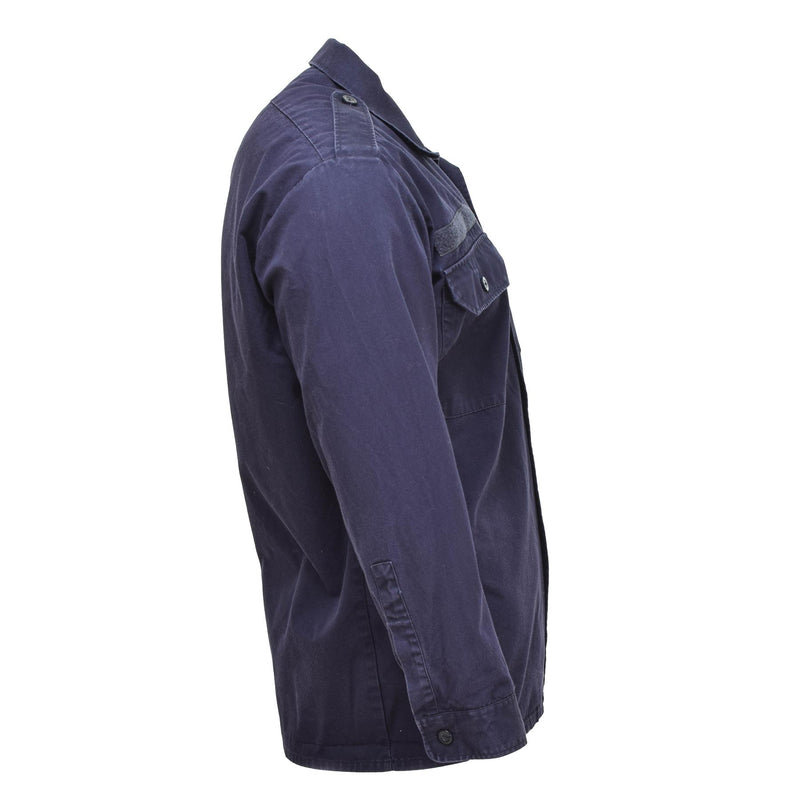 Echt Nederlands leger shirts lange mouwen uniform jas marineblauw militair surplus