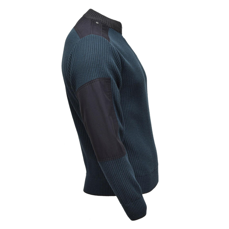 Originele Nederlandse militaire trui winter sport pullover koud weer jumper blauw