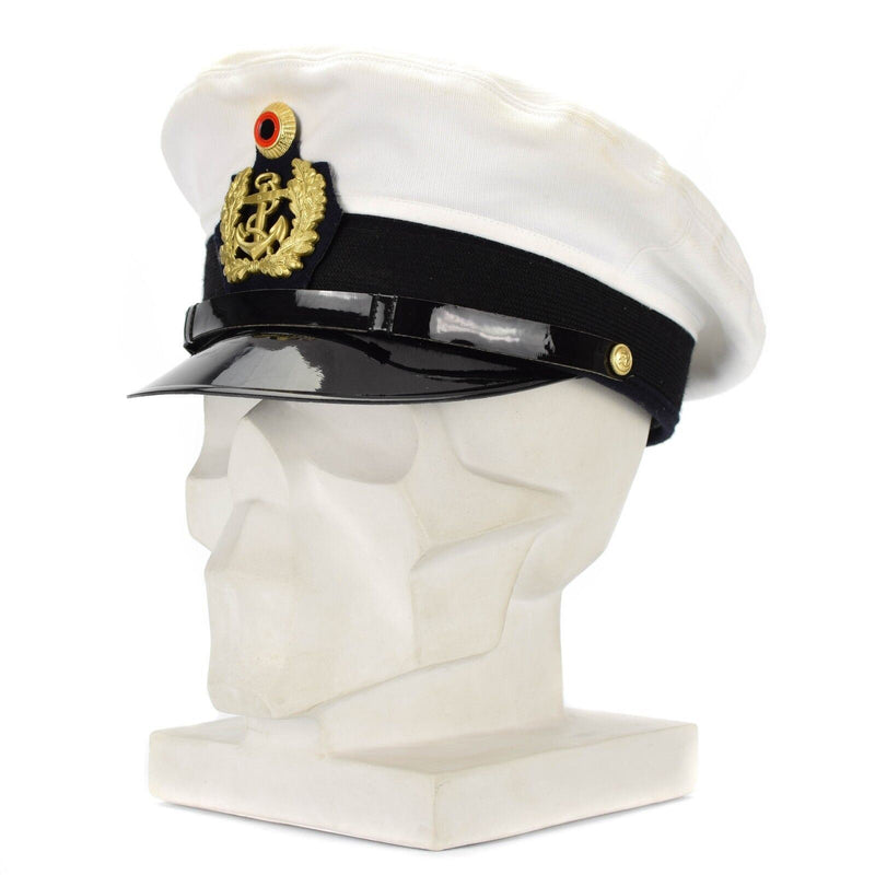 Originele BW Duitse legerofficieren mariniers cap vizier foerage piekhoed marine marine