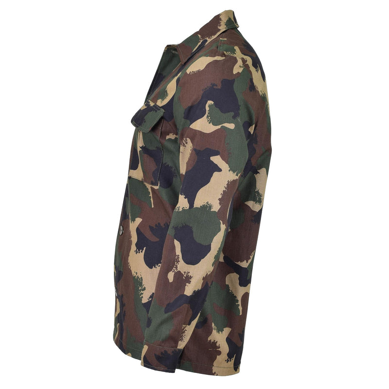 Chemisier de combat d'origine de l'armée hongroise, chemise camouflage, surplus militaire, NEUF