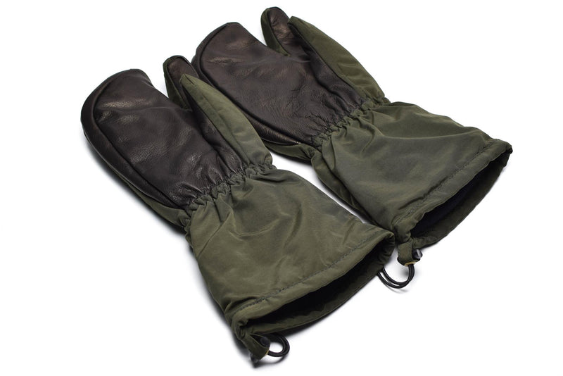 Echte Deens leger trigger vinger wanten Syna-Tex Handschoenen OD NIEUW
