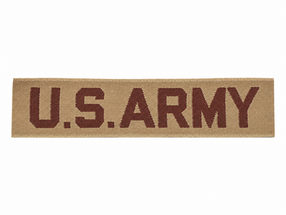 Originele Amerikaanse militaire borstbandpatch Insignia Collectible Army Surplus Khaki