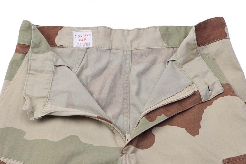 Originele Franse militaire broek F2 Desert Camo -broek Versterkte leger BDU -broeken