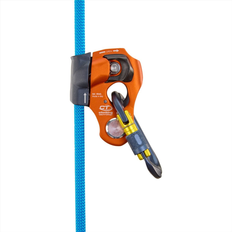 Klimtechnologie CRIC Progress Capture Pulley aluminium roestvrijstalen sinaasappel