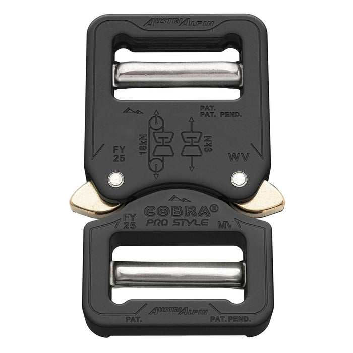 COBRA PRO STYLE Riemgesp 25 mm Quick Release Heavy Duty Aluminium Zwart - GoMilitar