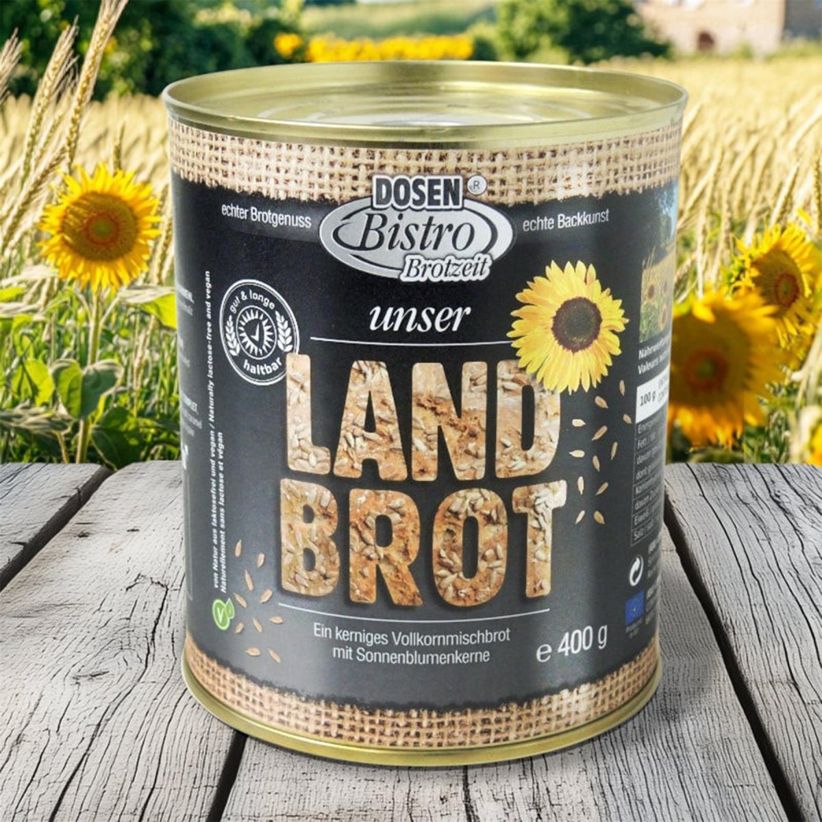 CONVAR DosenBistro Volkoren Gemengd Brood Lange Houdbaarheid Noodvoeding 400g