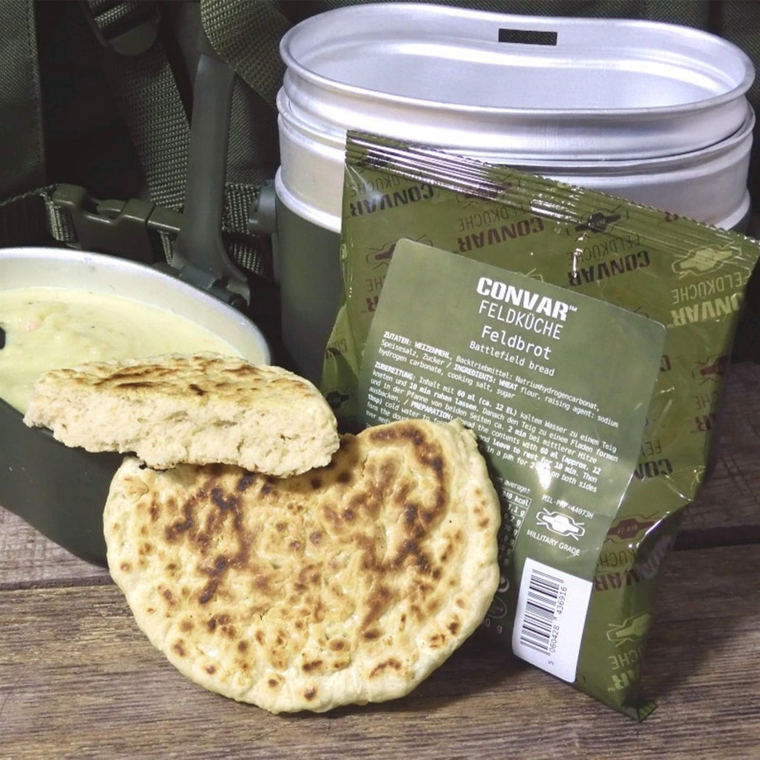 CONVAR Veldbroodmix Lange houdbaarheid Camping Outdoor Noodvoedsel