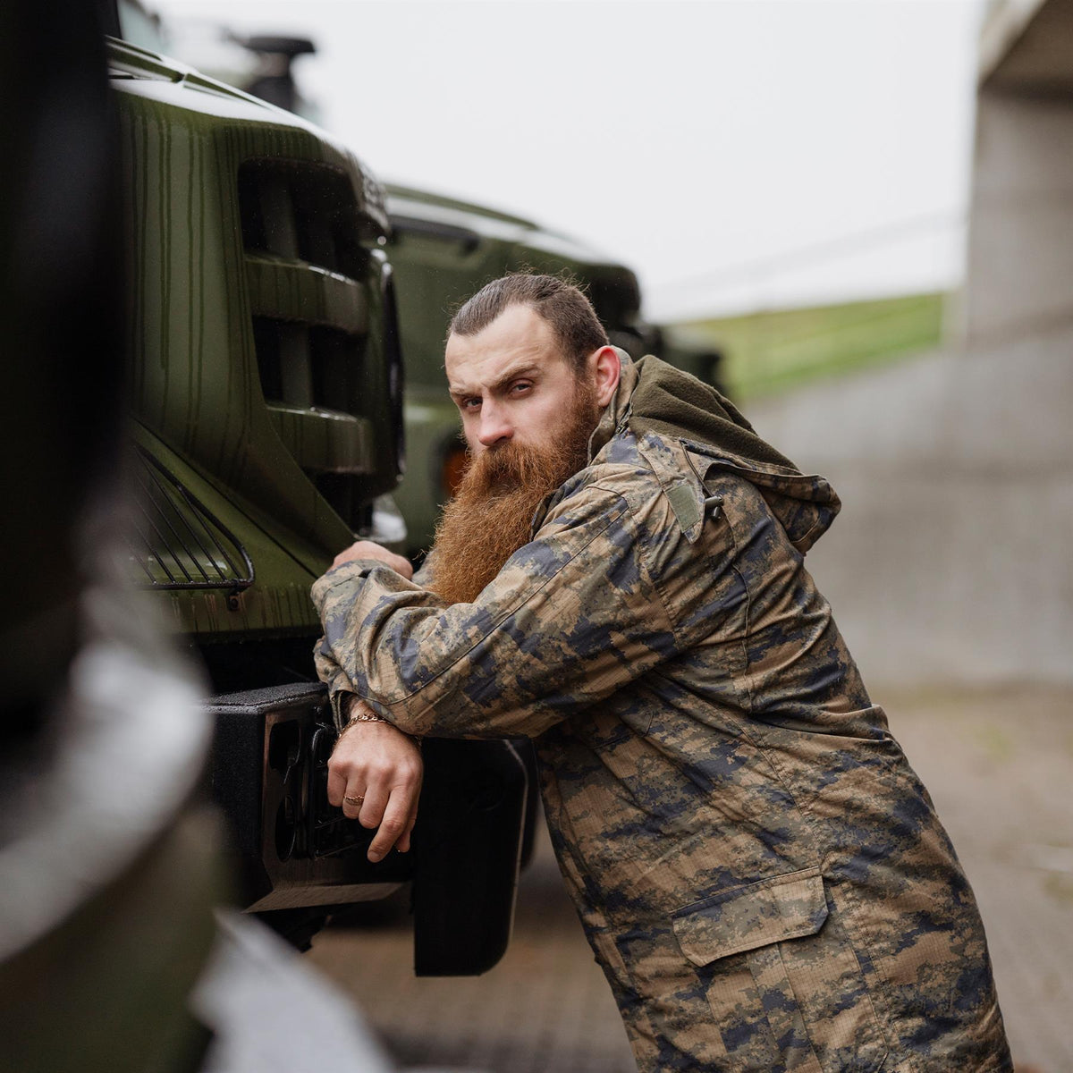 Origineel Turks militair digitaal camouflagepark met voering, duurzame ripstop tactisch
