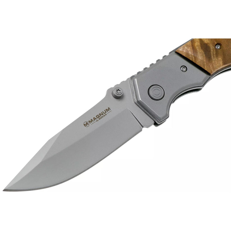Boker Brand Forest Ranger pocket knife folding wooden handle 7Cr17MoV steel