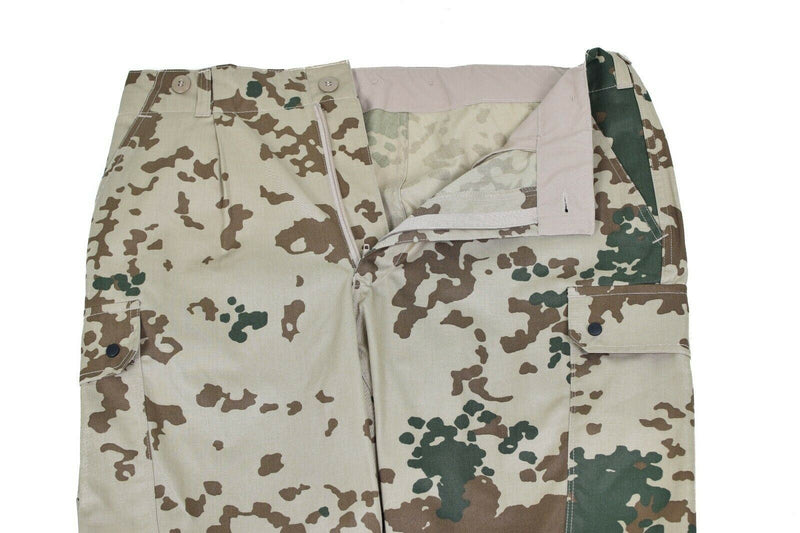 Echt Duitse leger uitgave woestijn camo broek veld gevechten bw broek nieuw