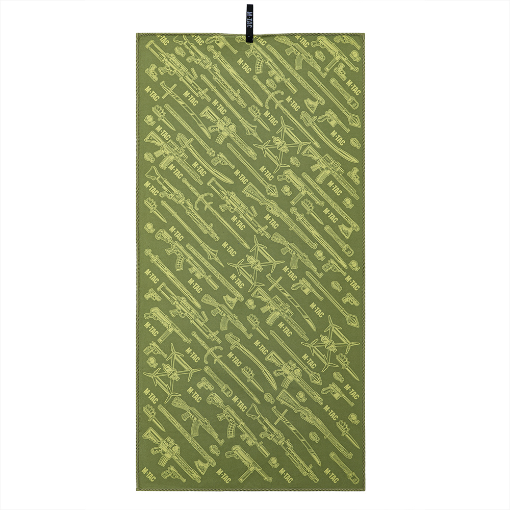 M-TAC Serviette en Microfibre 150x75cm Séchage Rapide Voyage Camping Vert
