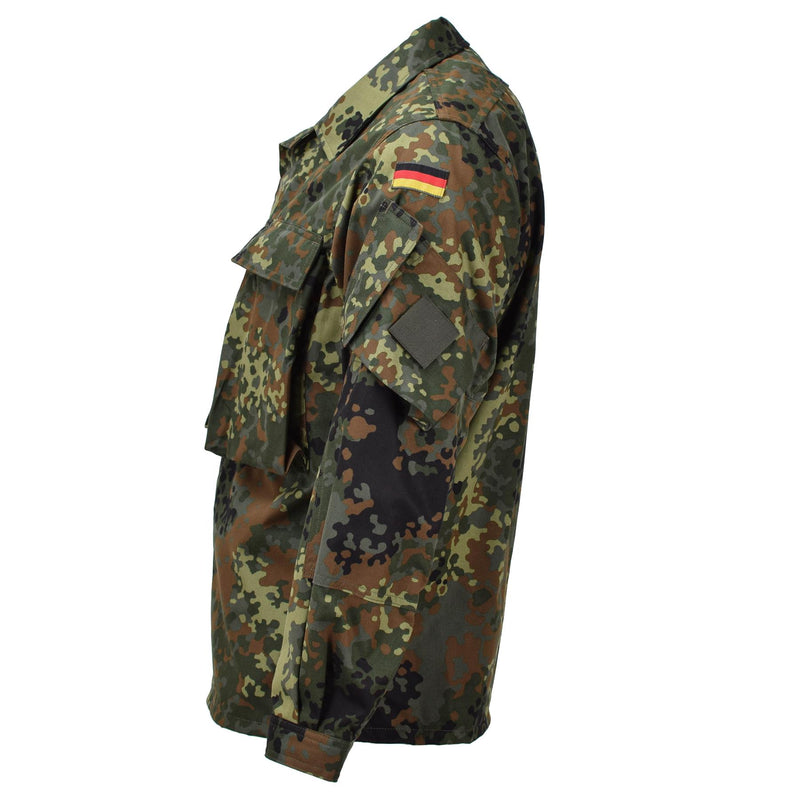 Leo Kohler Militaire gevecht Flecktarn Camo Tactical Shirts Army Forces Troops