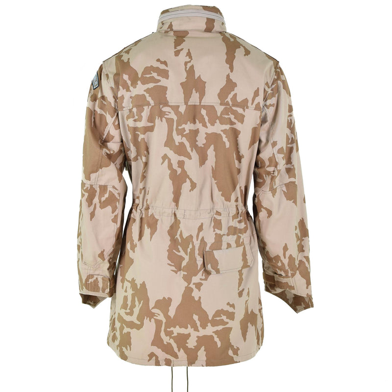 Originele Tsjechische leger parka winddichte jas BDU woestijn camo militair overschotnieuw