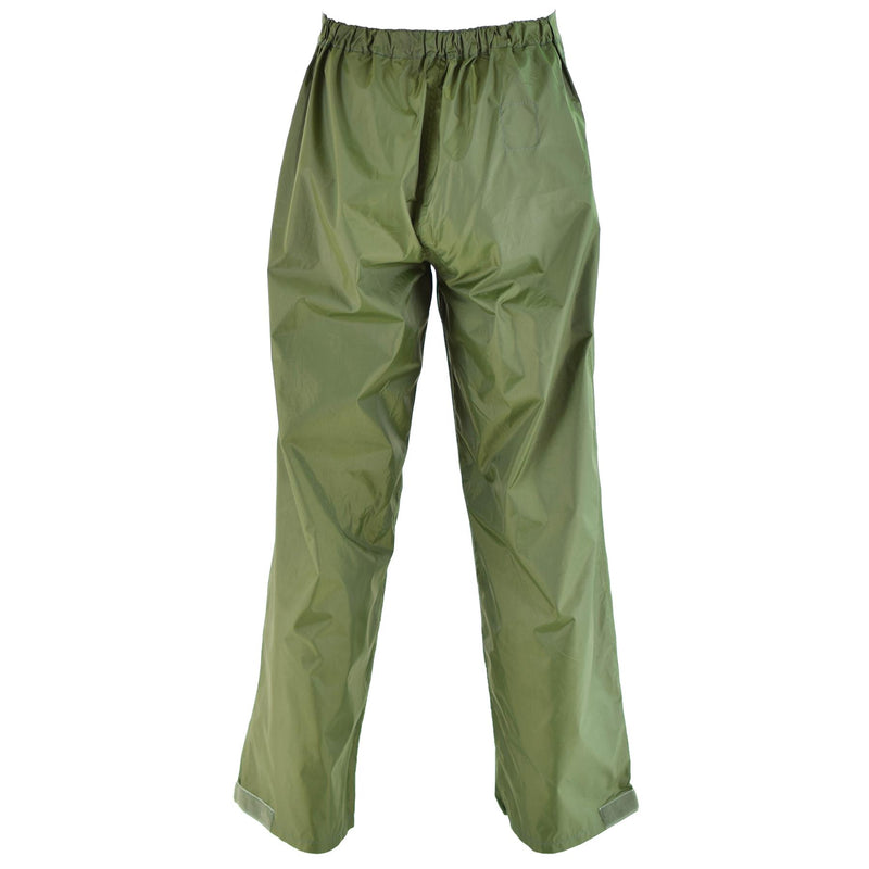 Pantalon de pluie imperméable authentique de l'armée danoise OD