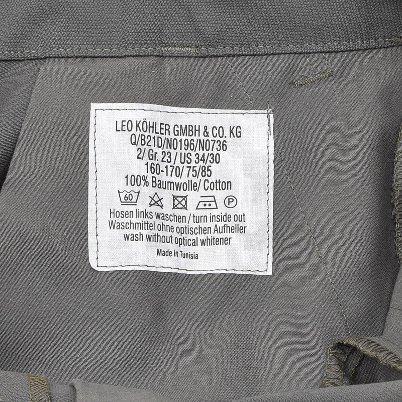 Leo Kohler Field Pants Combat Militaire Troops Ladingbroek Katoen Solid Olive