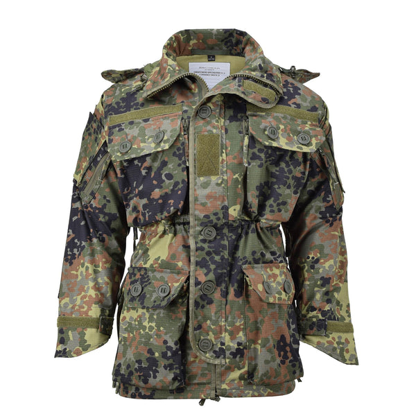 TacGear Brand Militaire stijl Commando Smock Jacket Full-Zip ripstop flecktran