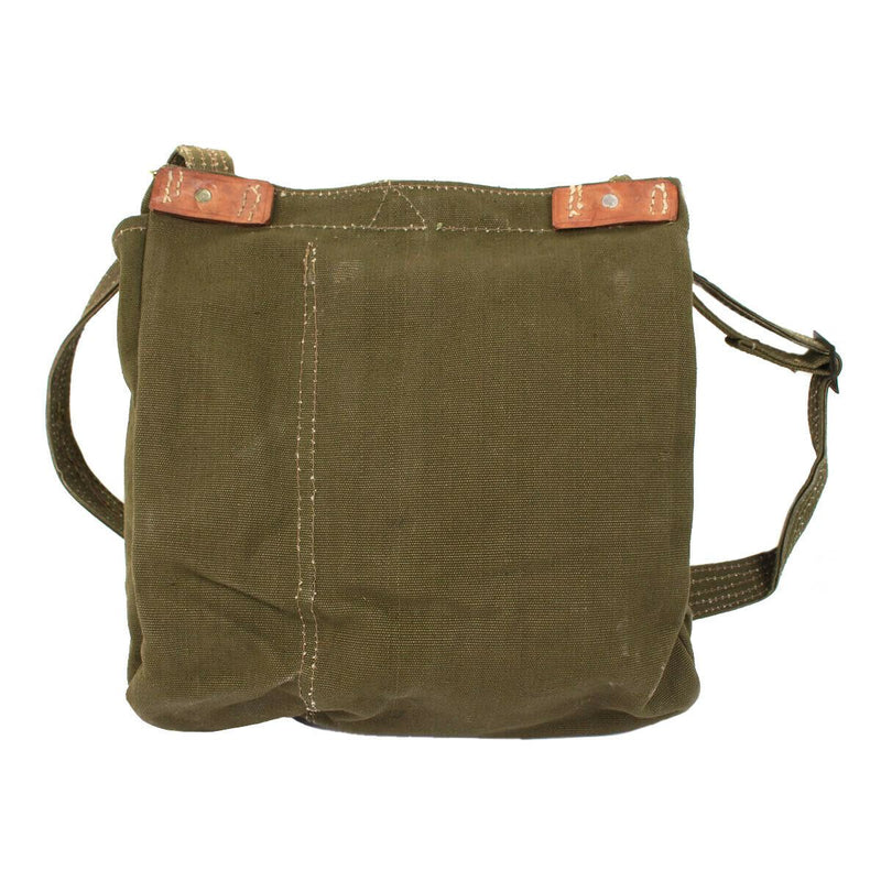 Sac à pain authentique de l'armée roumaine, surplus militaire, sac à dos en toile olive