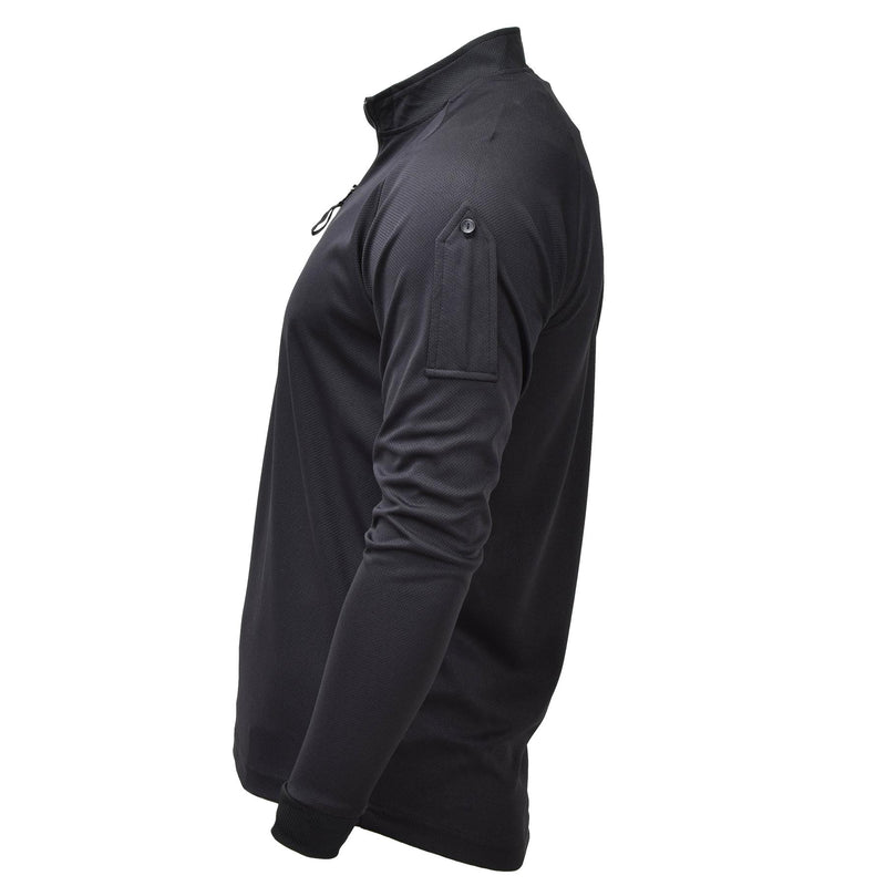 Originele Britse militaire gevecht tactische shirts zwart zip ademend nieuw