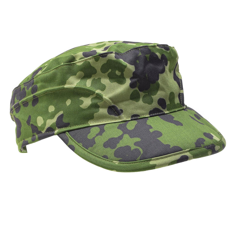Casquette de terrain originale des troupes militaires danoises avec rabat d'oreille pliable M84 légère NEUF