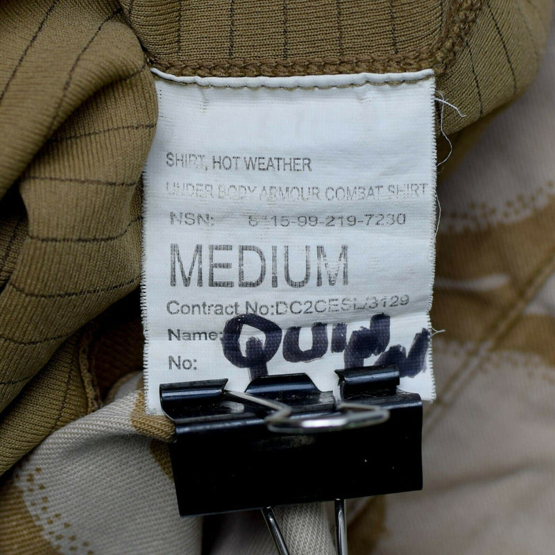 Maillot de corps britannique d'origine UBAC Desert camouflage militaire