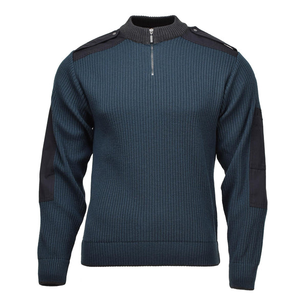 Originele Nederlandse militaire trui winter sport pullover koud weer jumper blauw
