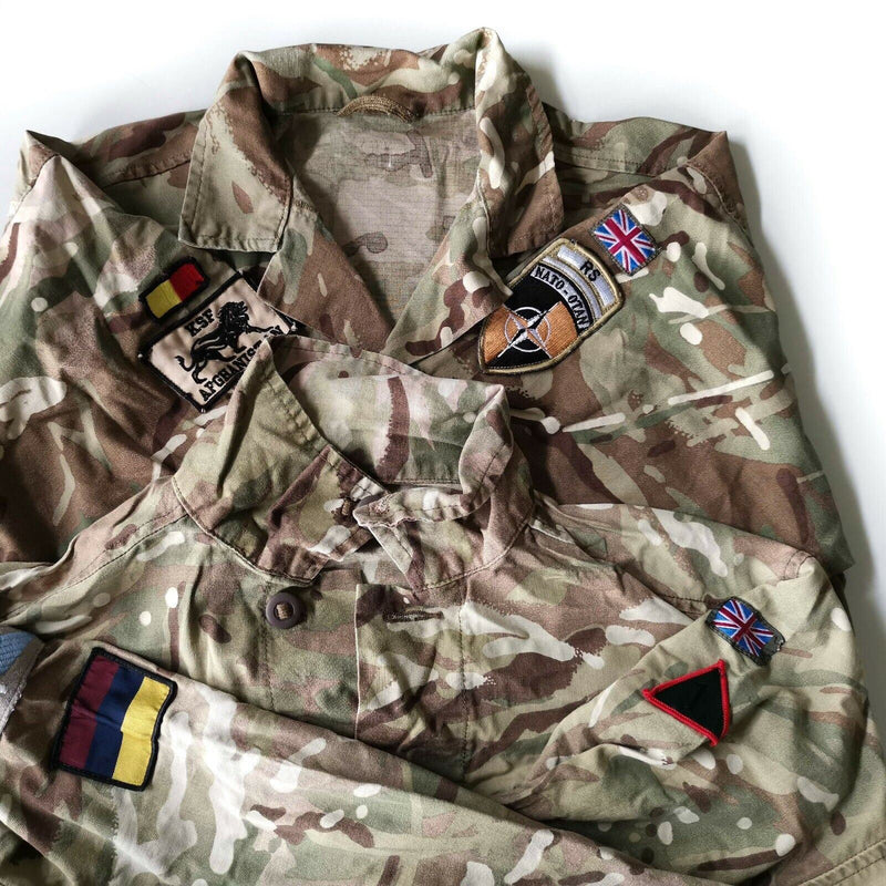 Véritable veste de combat MTP de l'armée britannique, chemise militaire multicam