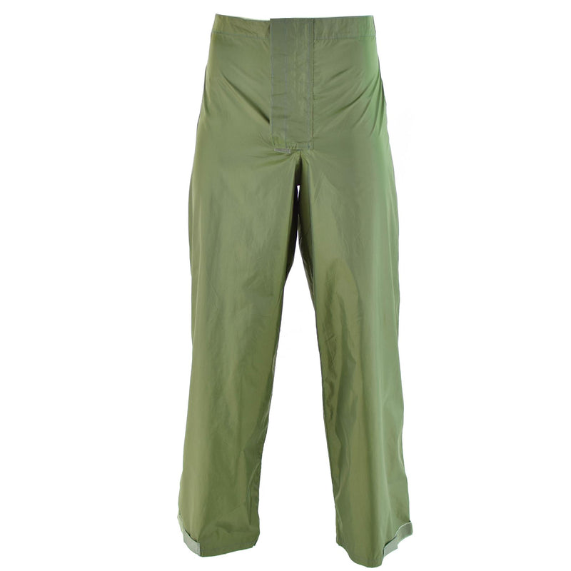 Pantalon de pluie imperméable authentique de l'armée danoise OD