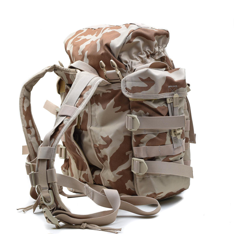 Sac à dos militaire d'origine tchèque Molle Desert Camo 30l à dégagement rapide