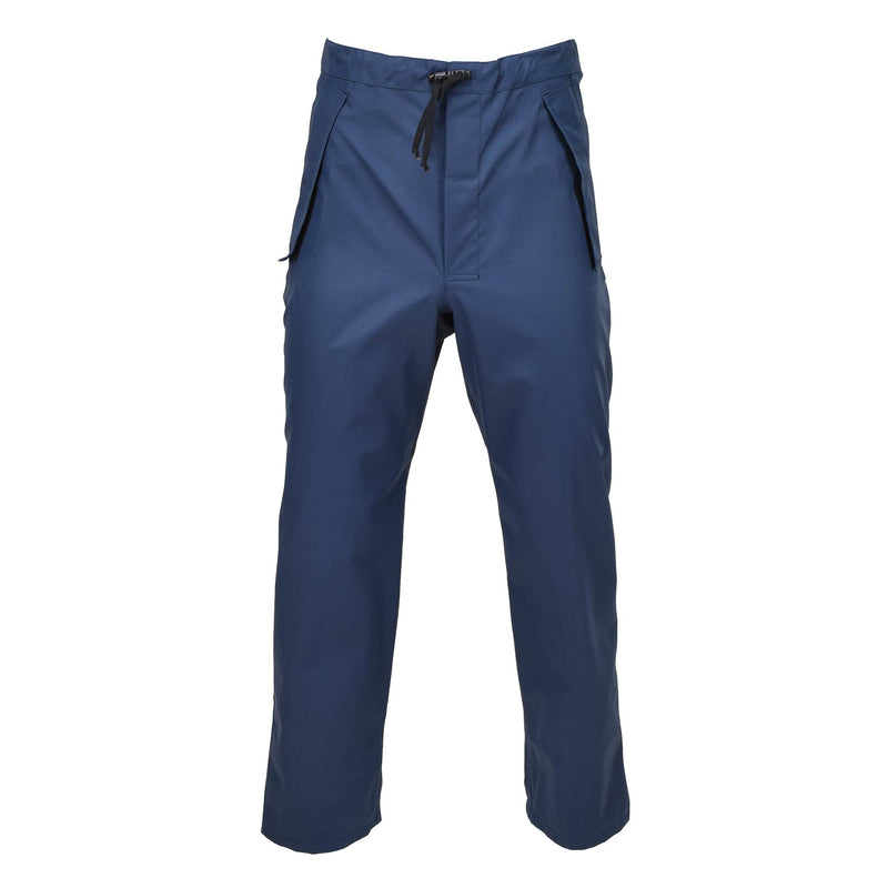 Pantalon de pluie imperméable authentique de la Royal Air Force britannique RAF MVP bleu