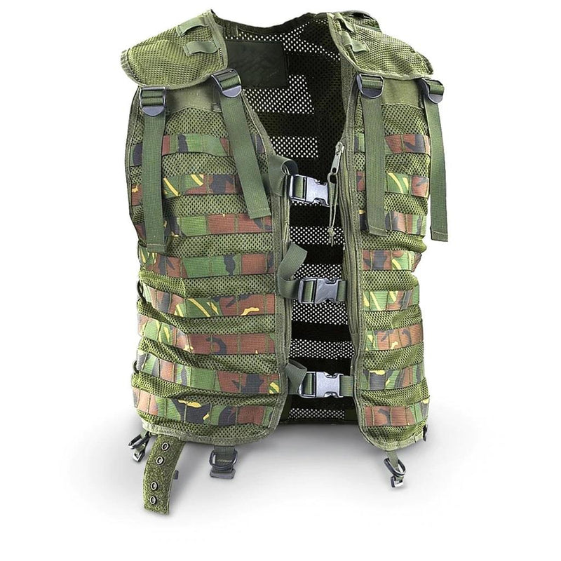 Origineel Nederlands militair tactisch vest Molle Attachment DMP Woodland Camouflage