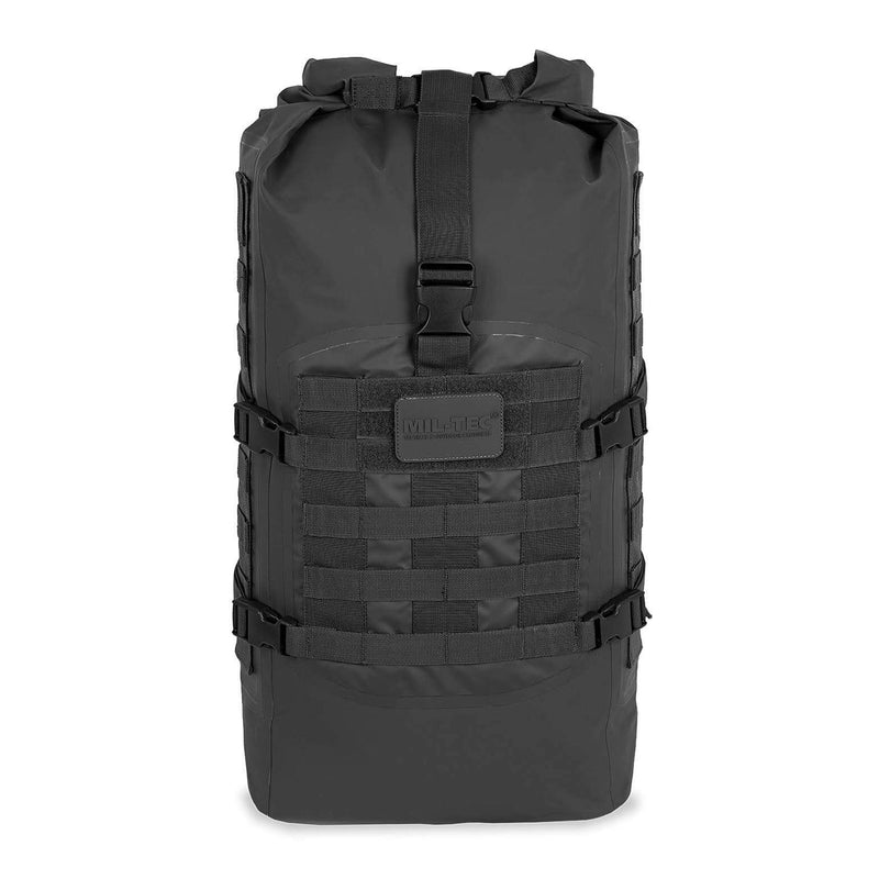 Sac à dos tactique enroulable MIL-TEC SEALS DRY-BAG étanche 35L noir
