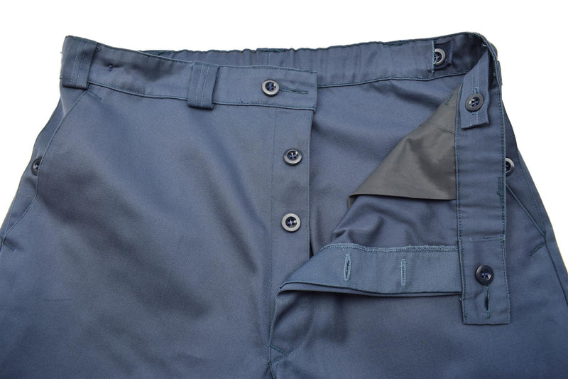 Echte Zwitserse Civil Defense broek Blue Pants Combat Zwitserland Militair nieuw