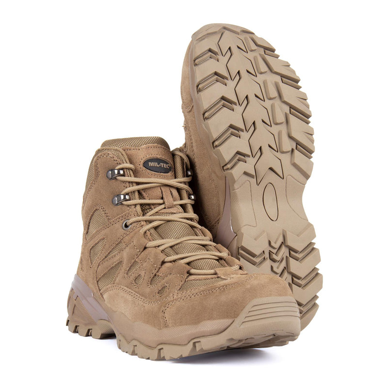 Bottes MIL-TEC SQUAD camping extérieur trekking combat chaussures tactiques coyote