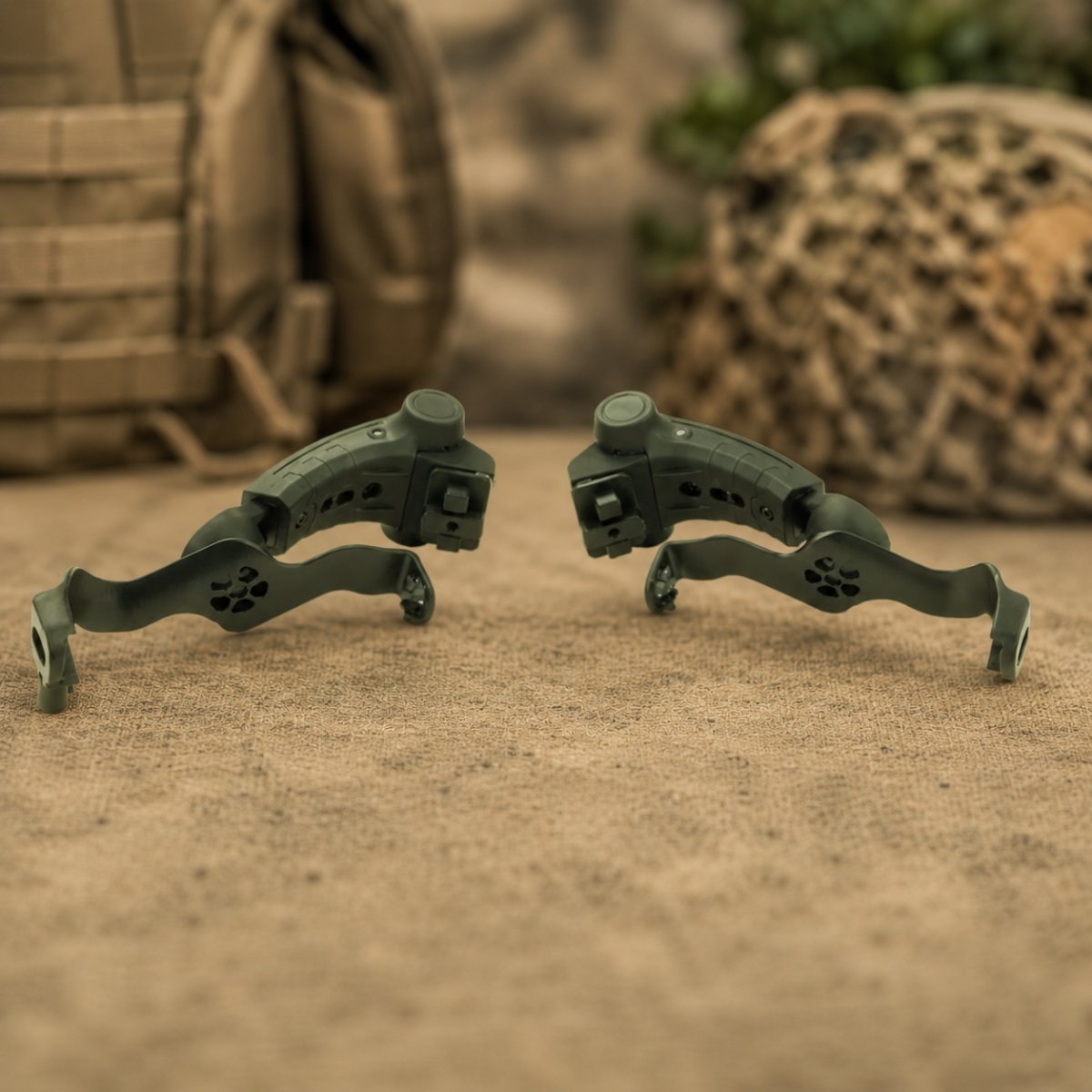 EARMOR M16A Team Wendy Helmrailadapter PLUS Headset Foliage Groen