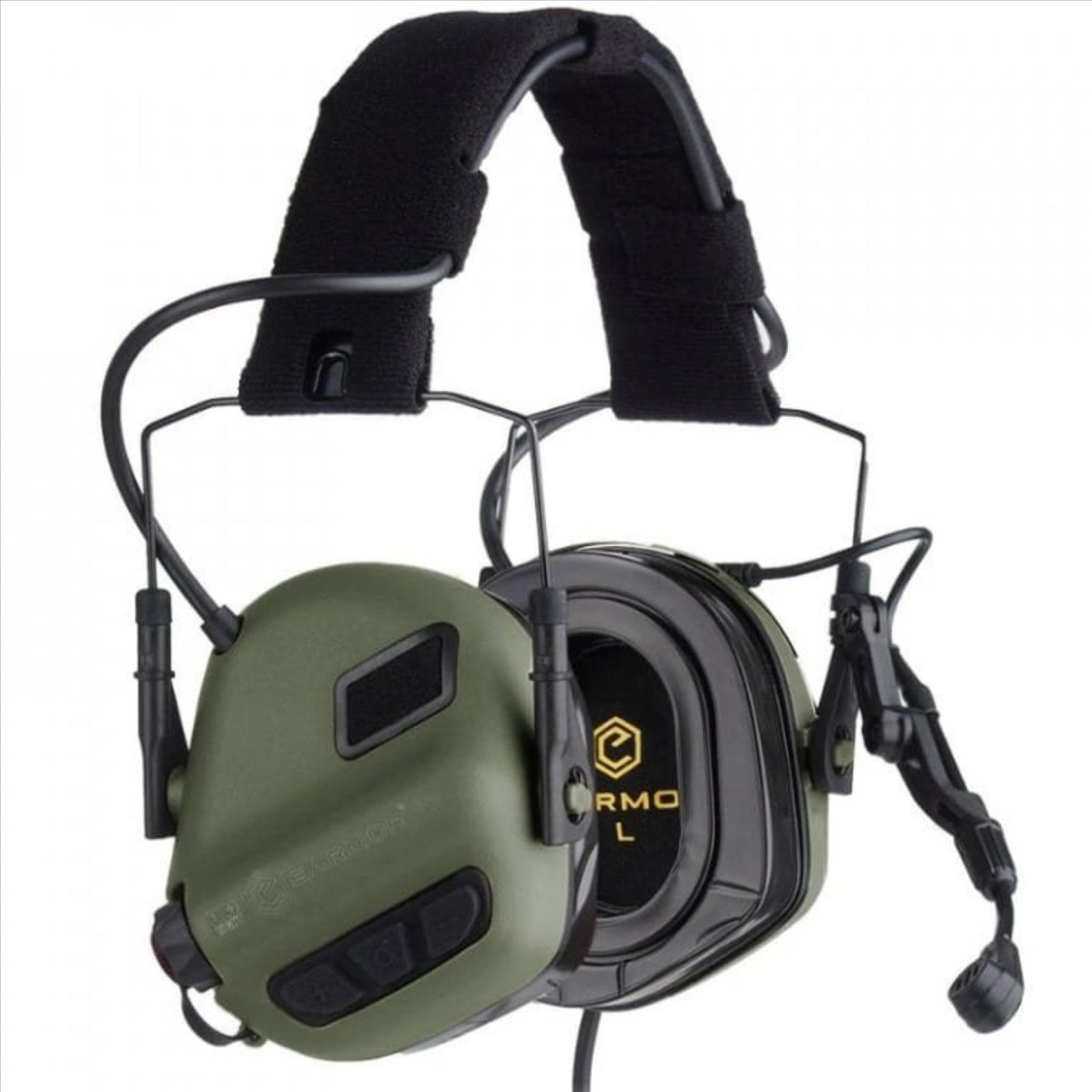 EARMOR M32 Plus Casque de protection auditive électronique Tactique Olive