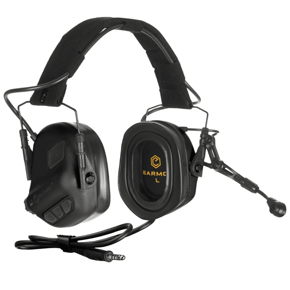 EARMOR M32 Plus casque de communication tactique protection auditive noir