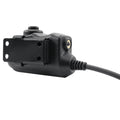 Earmor M52-KEN Adaptateur PTT Kenwood Baofeng Casque Radio Tactique Noir