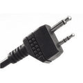 Earmor M52 PTT-adapter Midland 2-pins bekabelde tactische headsetkabel zwart