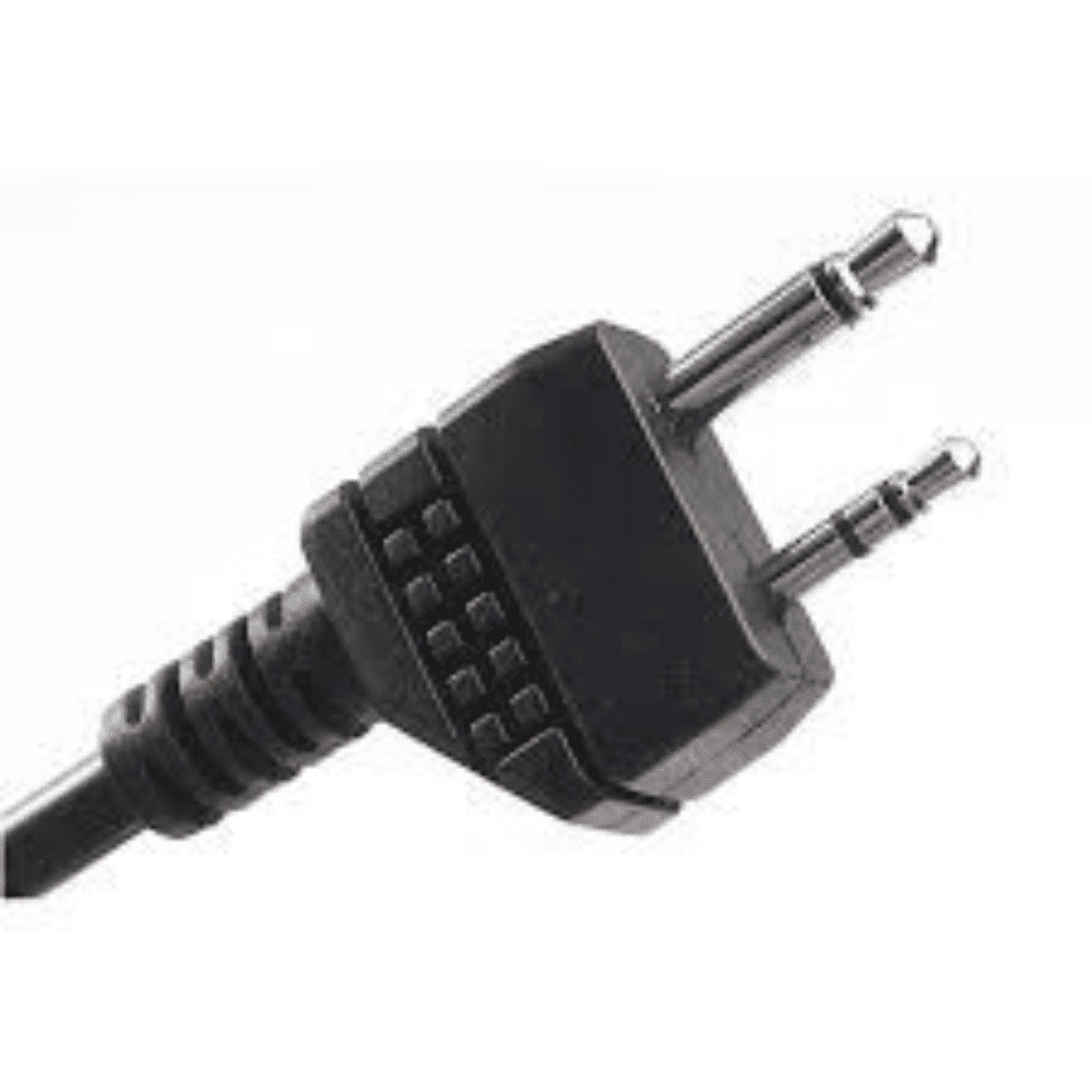 Earmor M52 PTT-adapter Midland 2-pins bekabelde tactische headsetkabel zwart