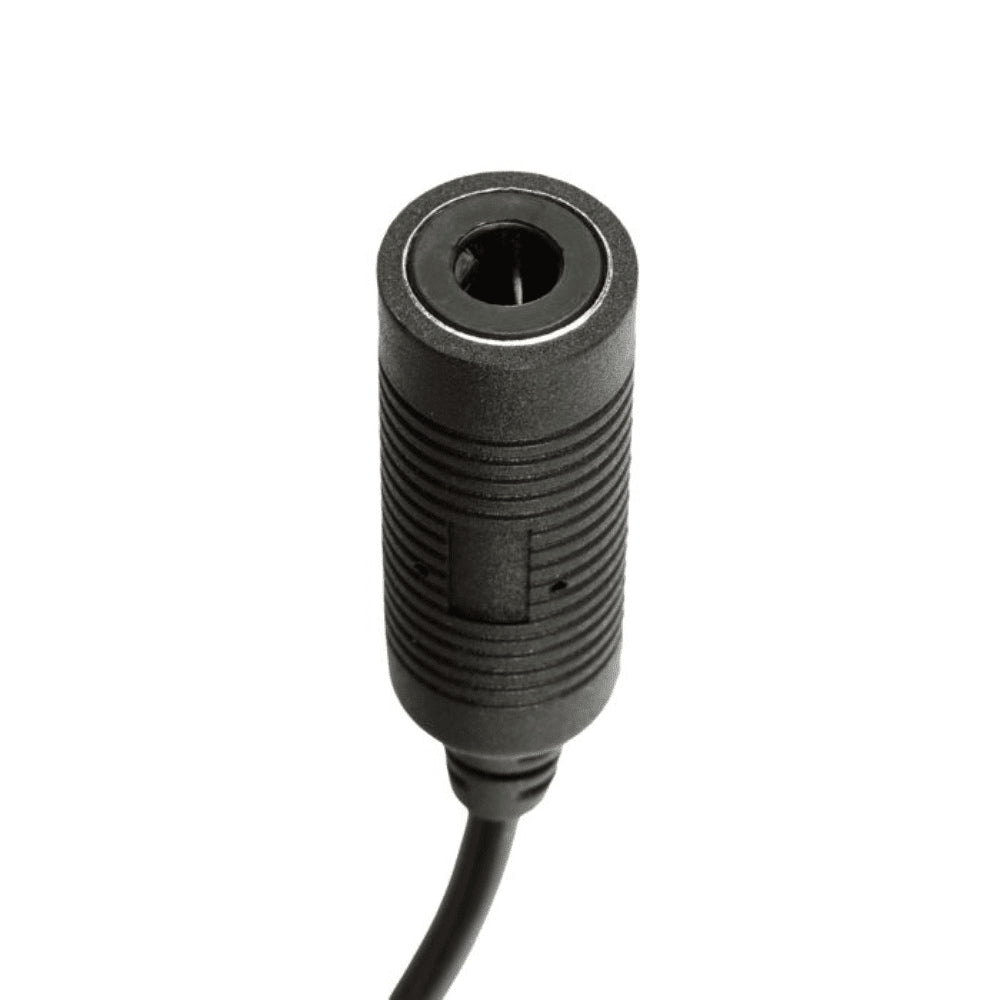 EARMOR M55 PTT-adapter Kenwood Baofeng 2-pins radio-headsetadapter zwart