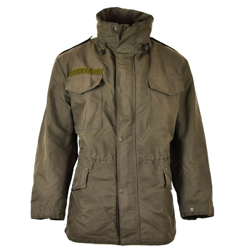 Véritable veste de combat de l'armée autrichienne M65 GoreTex militaire olive Parka imperméable