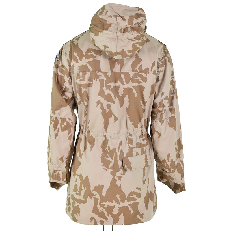 Originele Tsjechische leger parka winddichte jas BDU woestijn camo militair overschotnieuw