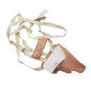 Étui d'épaule pour pistolet militaire est-allemand d'origine M74 NVA en cuir marron